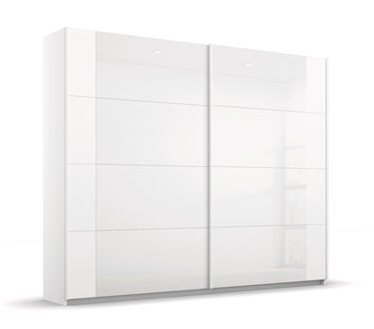 Schwebetürenschrank Artemis 2-türig Farbglastüren B/H/T 225 x 210 x 62 cm