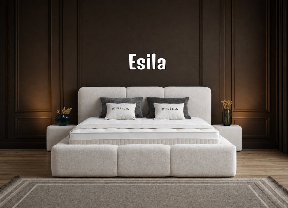 Boxspringbett Esila Cremweiß - mit Bettkasten & Stauraum, inkl. Lieferung & Montage