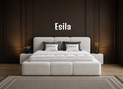 Boxspringbett Esila Cremweiß - mit Bettkasten & Stauraum, inkl. Lieferung & Montage