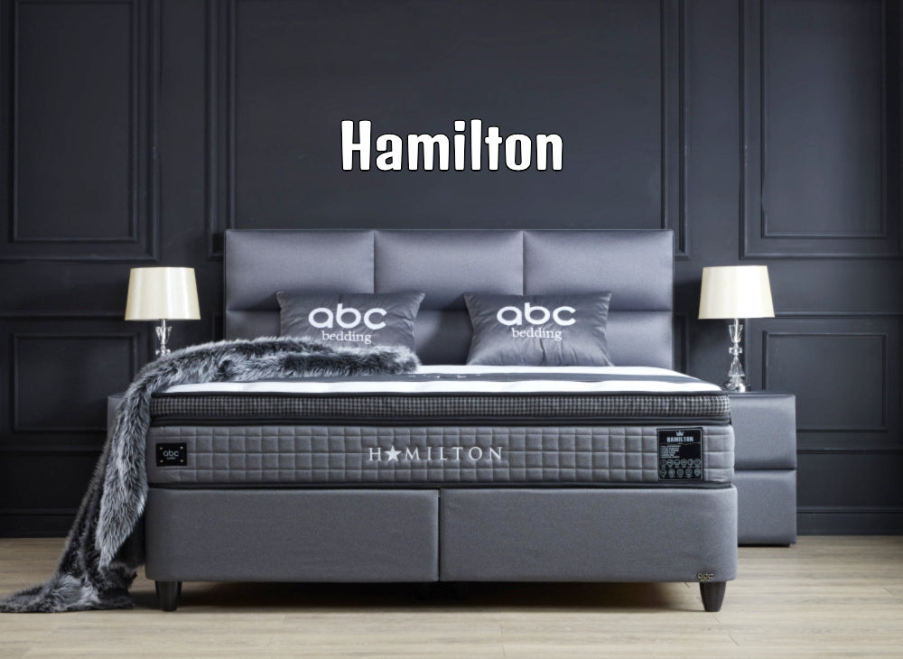 Boxspringbett Hamilton Grau - mit Bettkasten & Stauraum, inkl. Lieferung & Montage