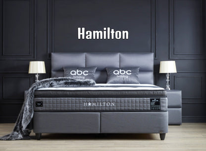 Boxspringbett Hamilton Grau - mit Bettkasten & Stauraum, inkl. Lieferung & Montage