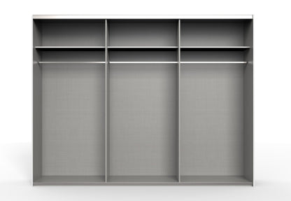 Drehtürenschrank Tunis 6-türig mit Kranz B/H/T ca. 270 x 210 x 58 cm