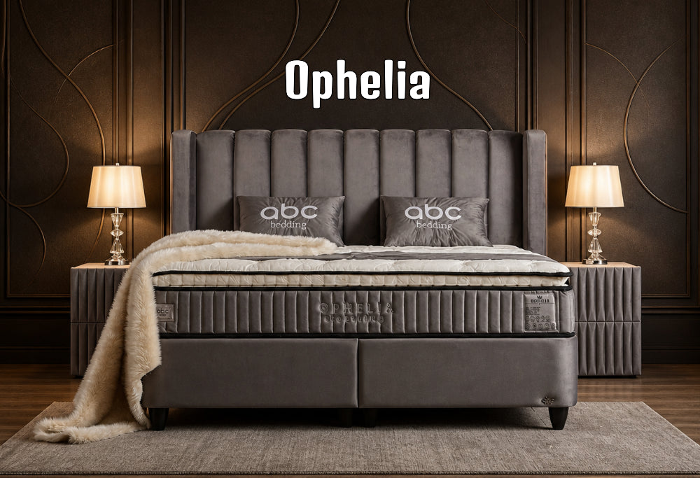 Boxspringbett Ophelia Grau - mit Bettkasten & Stauraum, inkl. Lieferung & Montage