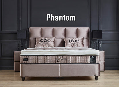Boxspringbett Phantom Beige - mit Bettkasten & Stauraum, inkl. Lieferung & Montage