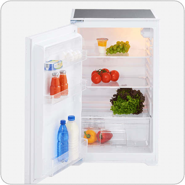 PKM Einbau-Kühlschrank KS130.0A++EB Höhe 88 cm, Weiß