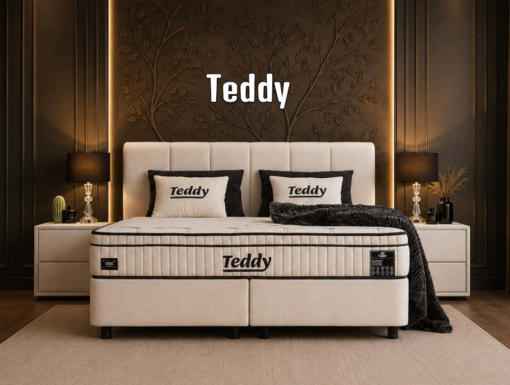 Boxspringbett Teddy Cremweiß - mit Bettkasten & Stauraum, inkl. Lieferung & Montage