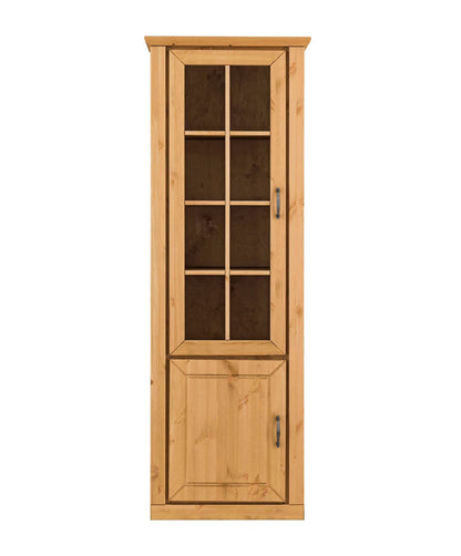 Infantil Adela Vitrine 1-türig aus massiver Kiefer