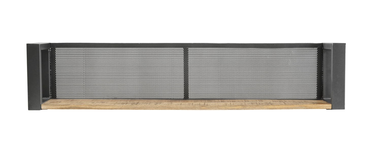 Wandregal Cayro Mangoholz massiv multifarbig B/H/T 119 x 25 x 20 cm